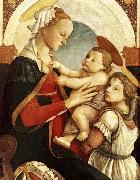 Sandro Botticelli Madonna and Child with an Angel USA oil painting artist